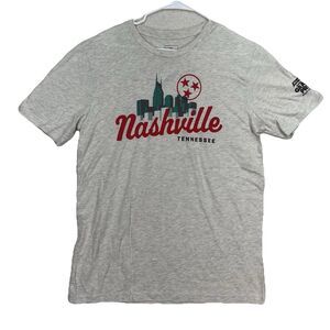 INDY CAR BIG MACHINE MUSIC CITY GRAND PRIX  T SHIRT Unisex Large NASHVILLE  GREY